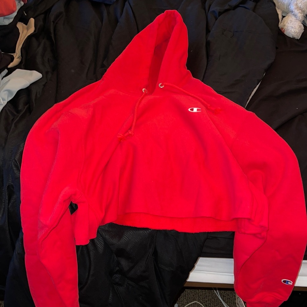 Women’s crop champion hoodie